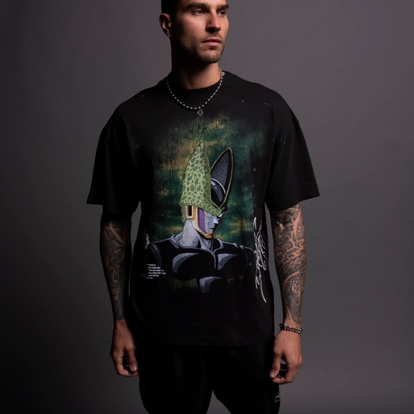 Darc Sport x Dragon Ball-Z - Cell Energy "PREMIUM" Oversized Tee - Picture 5 of 11